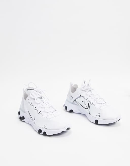 React element store nike bianche