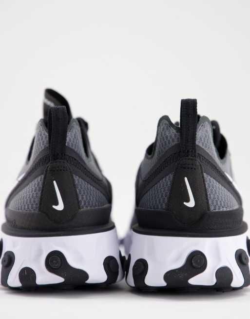Nike React Element 55 Sneakers in zwart ASOS