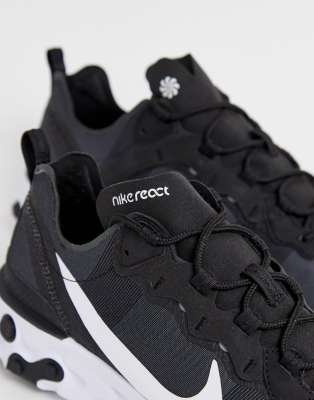 nike react element 55 bianche e nere
