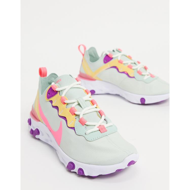 Nike React element 55 Sneakers viola ASOS