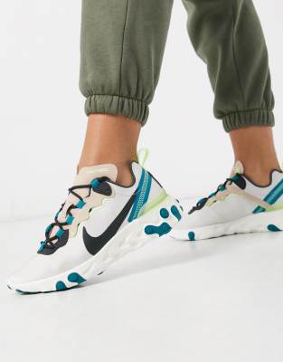 nike react lime green