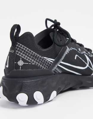 nike react element 55 schematic noir