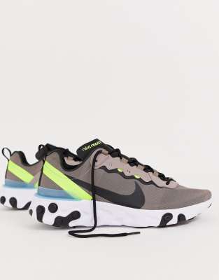 nike react trainers grey