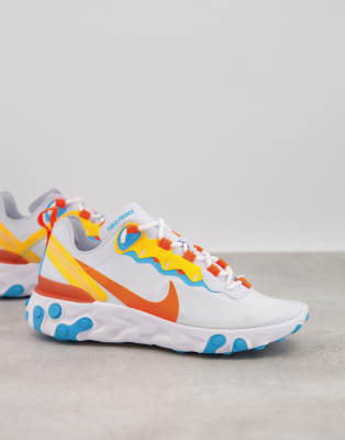 Nike React Element 55 Trainers in grey 