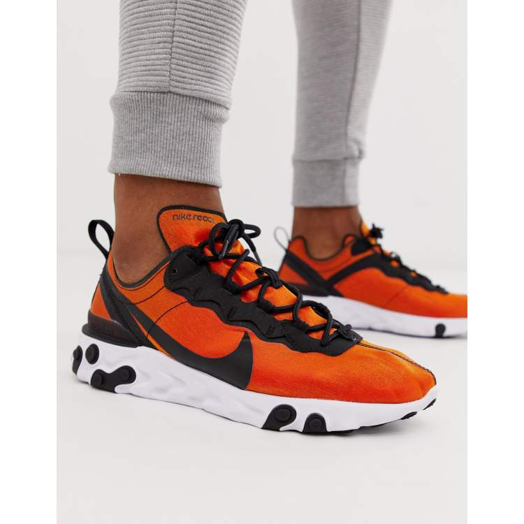 Nike React element 55 trainers in red | ASOS