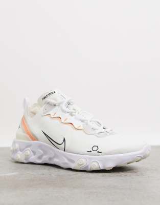 nike react element 55 trainers in sail