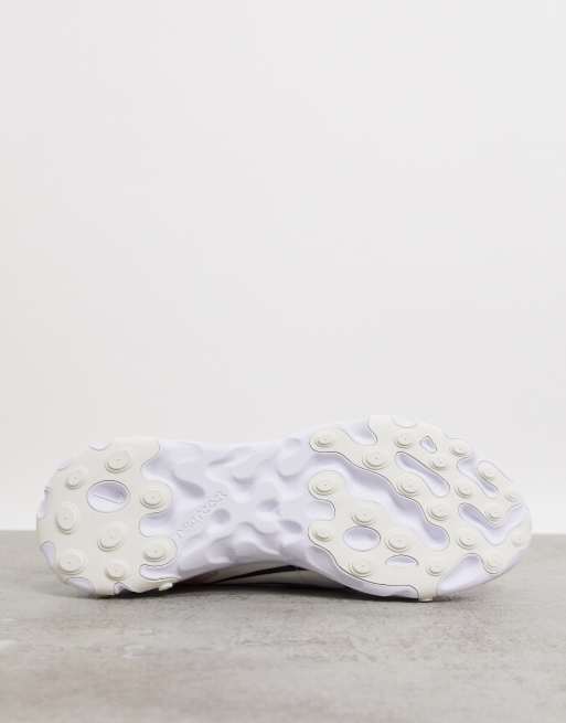 Nike React Element 55 Trainers In Sail Asos