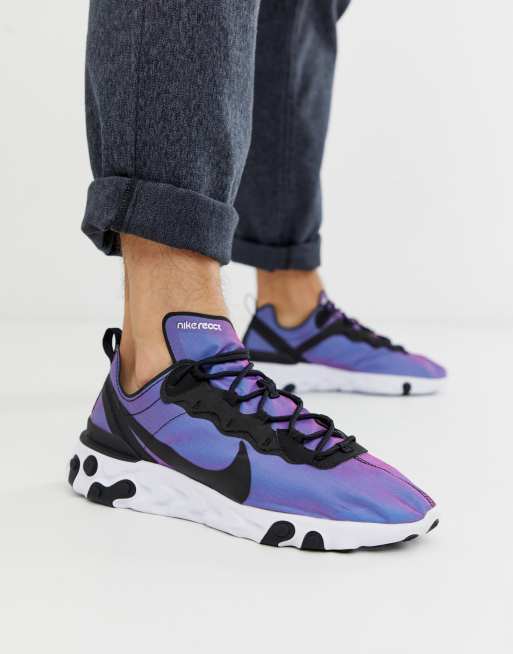 Nike React Element 55 Violette Sneaker Asos