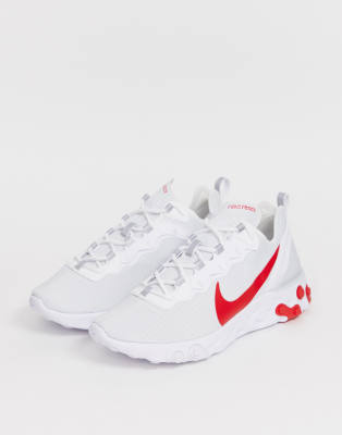 nike react 55 bianche