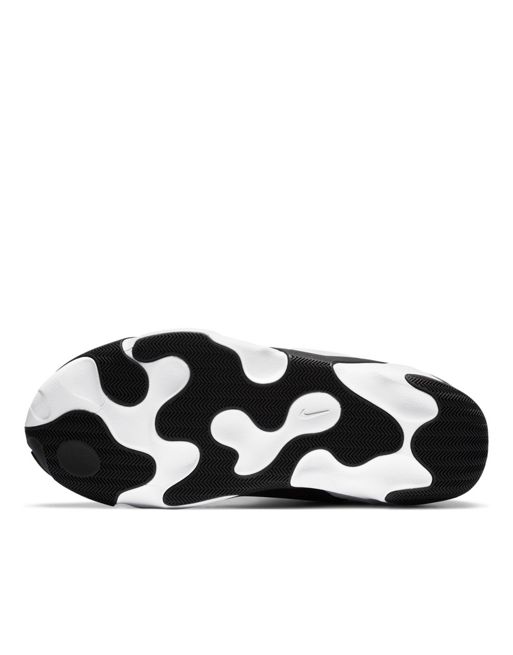 Afdæk Have en picnic Cruelty Nike React Frenzy sneakers in black/white | ASOS