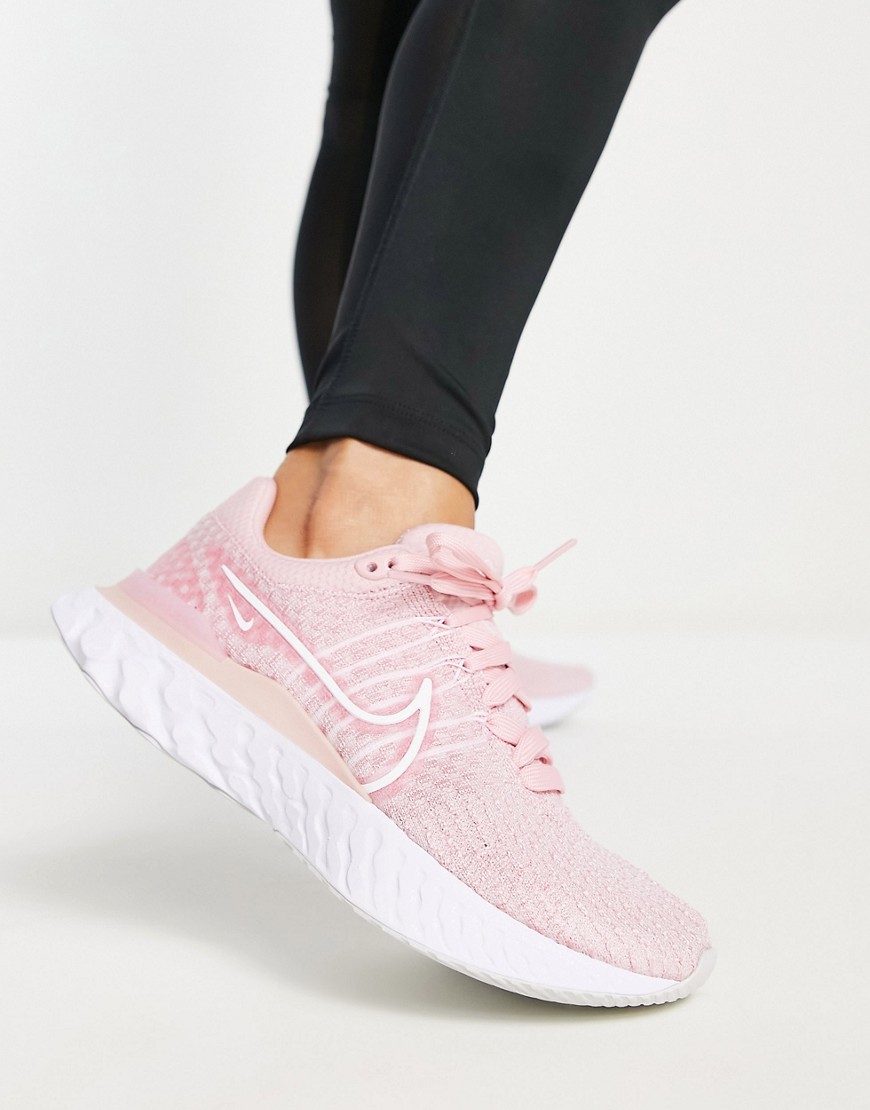 Nike React Infinity Run Flyknit 3 sneakers in pink - PINK