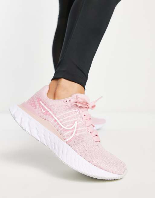 Nike React Infinity Run Flyknit 3 sneakers in pink - PINK | ASOS