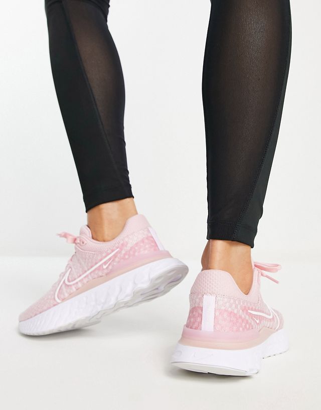Nike React Infinity Run Flyknit 3 sneakers in pink - PINK PB9078