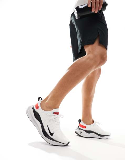 Nike React infinity Run Flyknit 4 sneakers in white and red - view 1