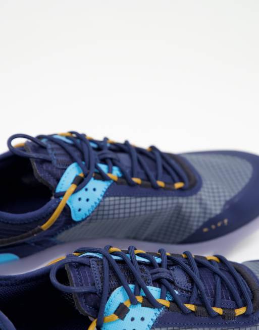 Nike - React Live - Sneakers in blauw en geel, 3 van 4
