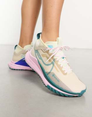 Nike React Pegasus Trail 4 Gore-tex® Waterproof Running Shoe In Neutral
