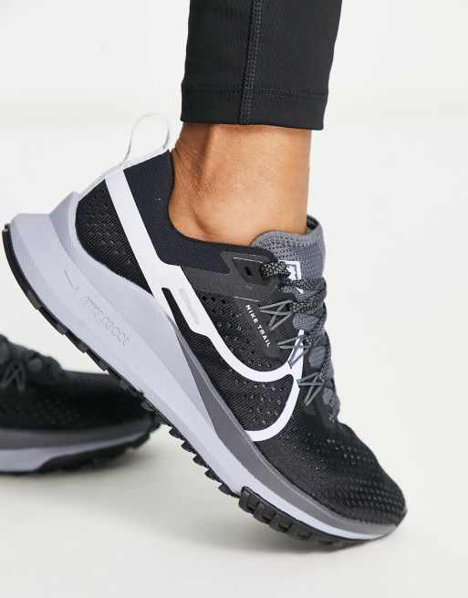 Nike React Pegasus Trail 4 sneakers in black