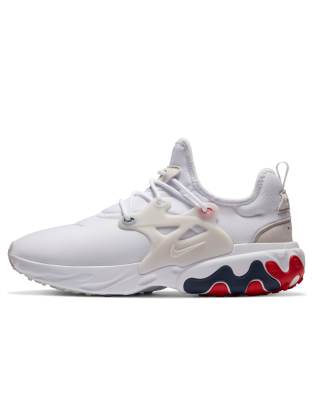 nike presto react all white