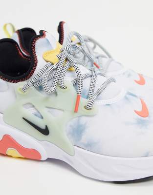 Nike React Presto sneakers in tie dye 