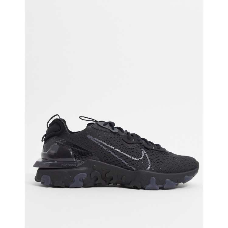 Nike react cheap blanche et noir