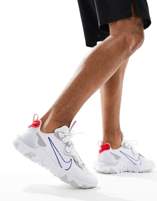 Nike - React Vision - Hvide og blå sneakers