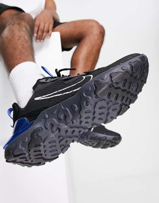 Nike react noir online et bleu