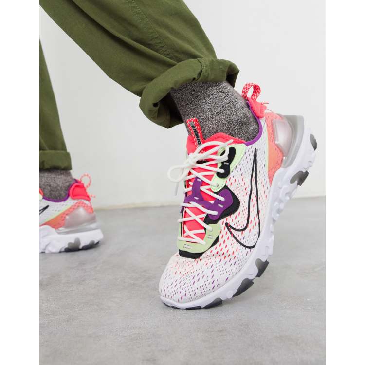 Nike React sneakers in off ASOS