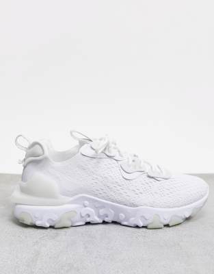 triple white nike react