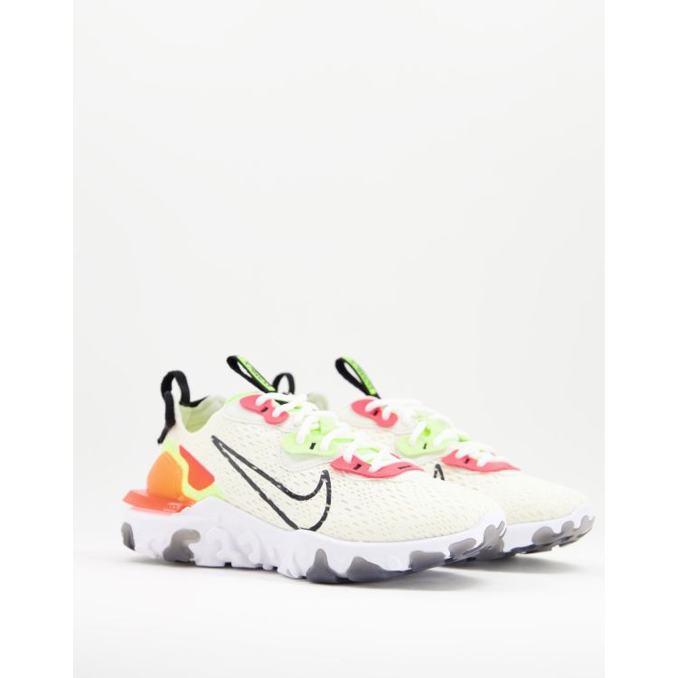 Nike react jaune discount orange