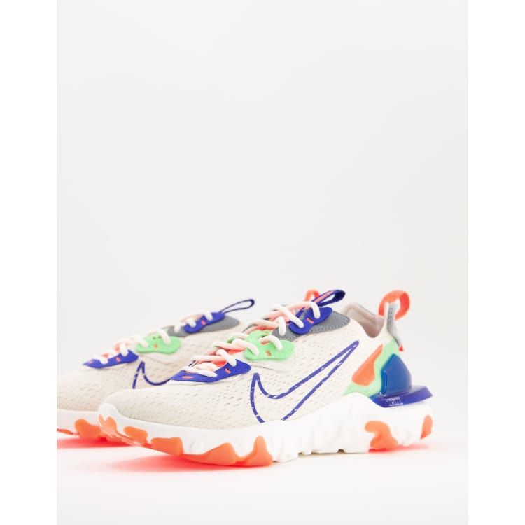 Nike women's react element 55 trainer white / hyper crimson best sale