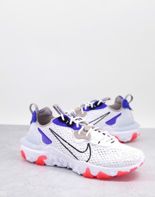 Nike react homme online blanche