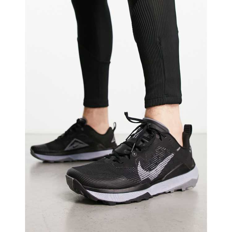 Nike React Wildhorse 8 sneakers in black