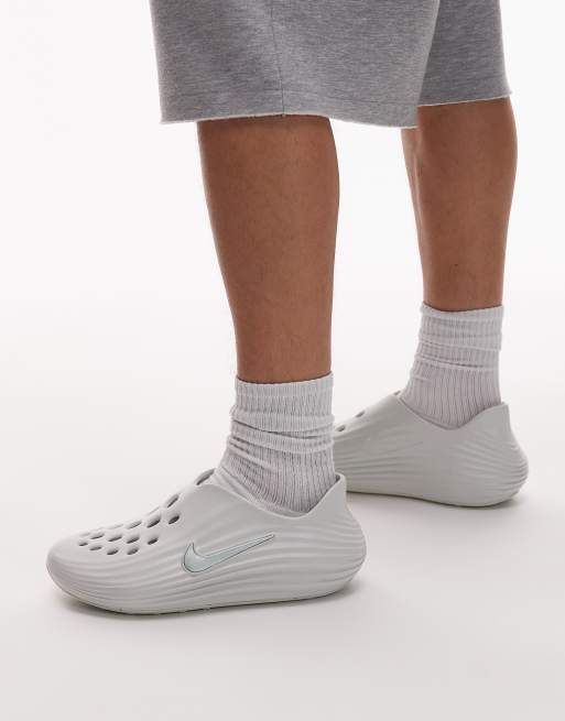 Nike - ReactX - Claquettes - Blanc cassé, 4 de 5