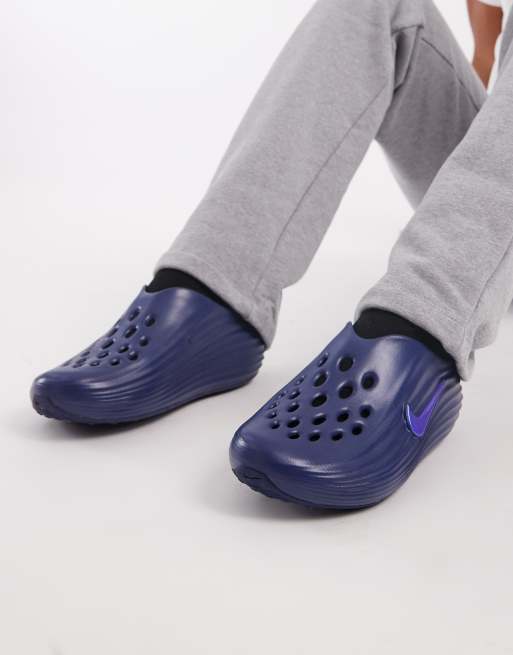 Nike - ReactX - Claquettes - Bleu marine, 3 de 5