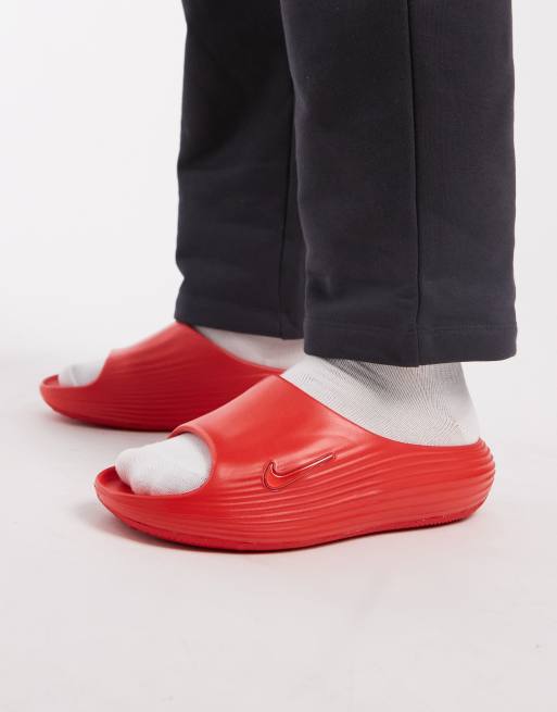 Nike - ReactX - Claquettes - Rouge, 3 de 5