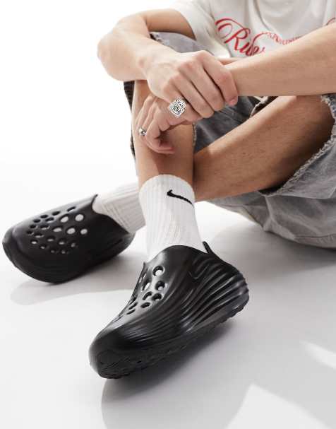 Nike – Reactx – Czarne klapki - view 1