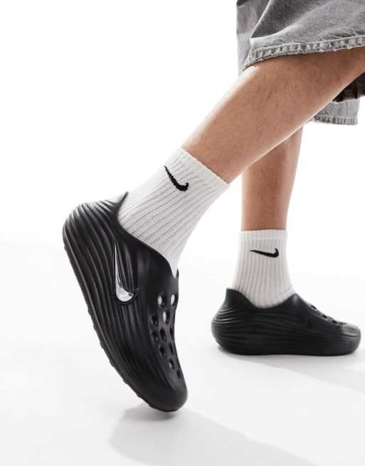 Nike ReactX Rejuven8 clogs in black