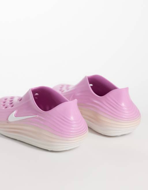 Nike ReactX Rejuven8 clogs in light pink, 2 of 5