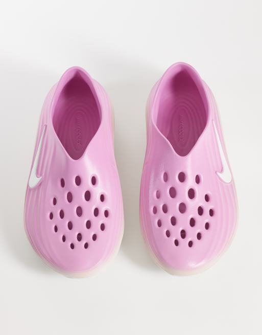 Nike ReactX Rejuven8 clogs in light pink, 3 of 5
