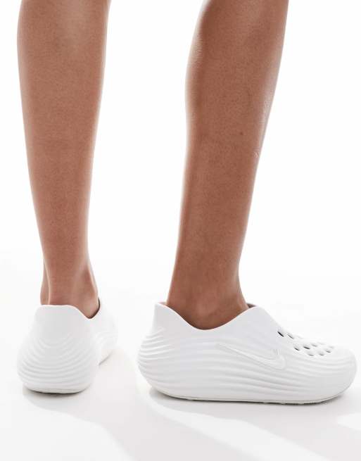 Nike ReactX Rejuven8 clogs in off-white