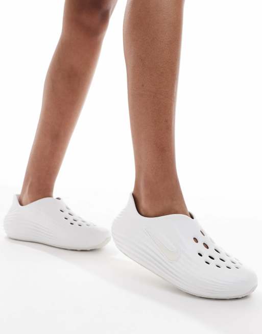 Nike ReactX Rejuven8 clogs in off-white