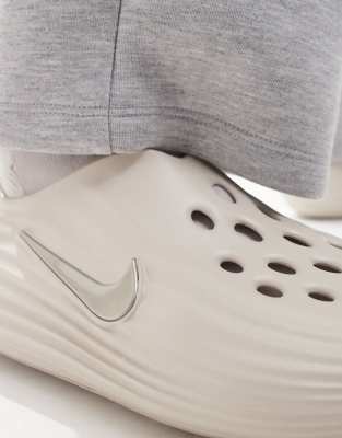 Nike ReactX Rejuven8 clogs in off white