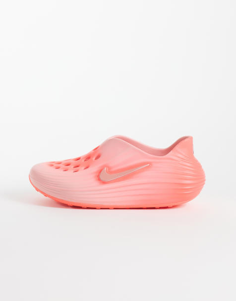 Nike ReactX Rejuven8 clogs in pink and orange - view 1