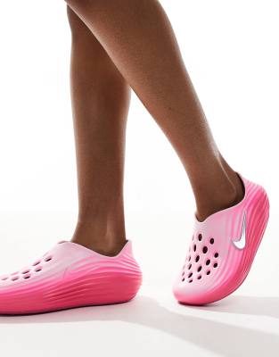 Nike Reactx Rejuven8 clogs in pink