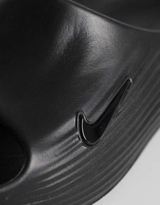 Nike ReactX Rejuven8 slides in black , 2 of 4