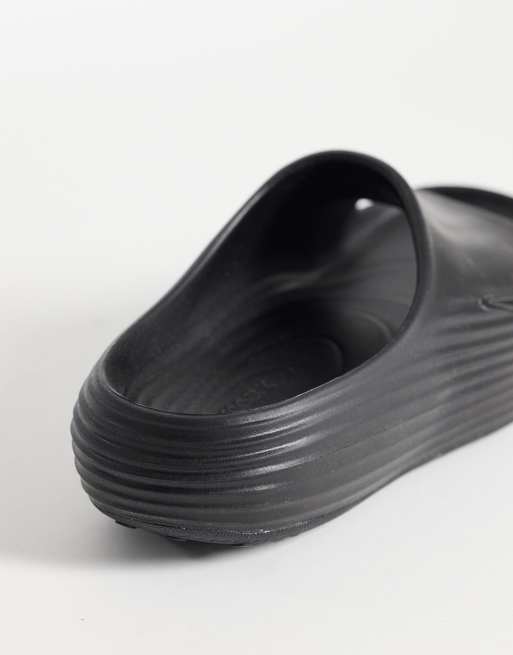 Nike ReactX Rejuven8 slides in black | ASOS