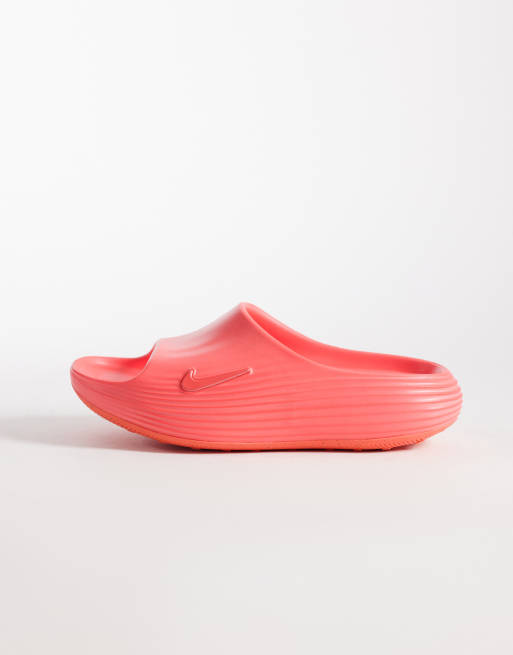 Nike ReactX Rejuven8 slides in pink , 2 of 5