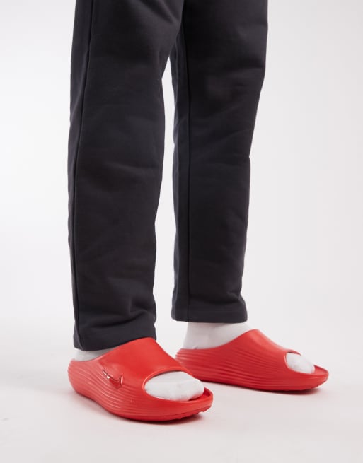 Nike - ReactX - Slippers in rood, 5 van 5