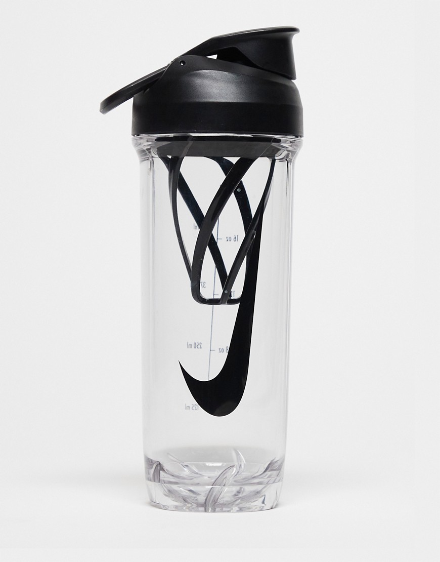 Nike Recharge 2.0 24 oz shaker water bottle in clear