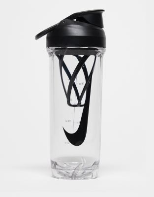 Nike - Recharge 2.0 - Borraccia da 24 oz trasparente con shaker